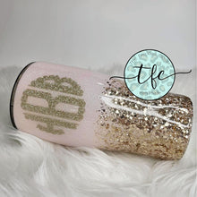 Load image into Gallery viewer, {Glitter Monogram} tumbler