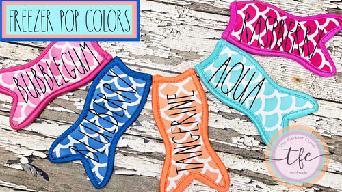 {Neoprene Freezer Pop Holders} *multiple styles