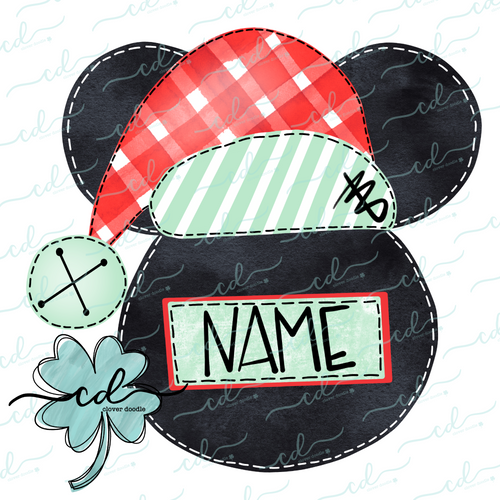 {Christmas Boy Mouse} SUBLIMATION Tee