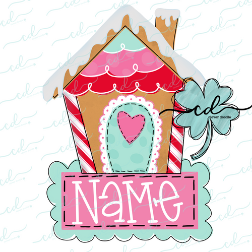 {Gingerbread House} SUBLIMATION Tee