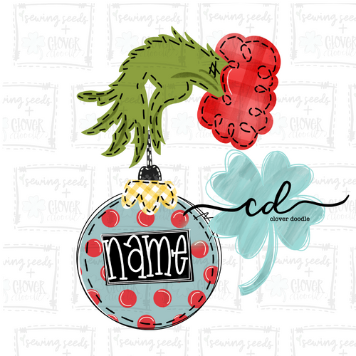 {Mean One Hand + Ornament} SUBLIMATION Tee