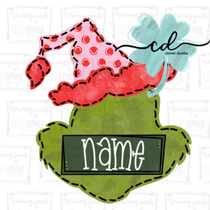 {You're A Mean One Mr. Green} SUBLIMATION Tee