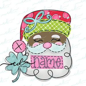 {Santa Nameplate} SUBLIMATION Tee
