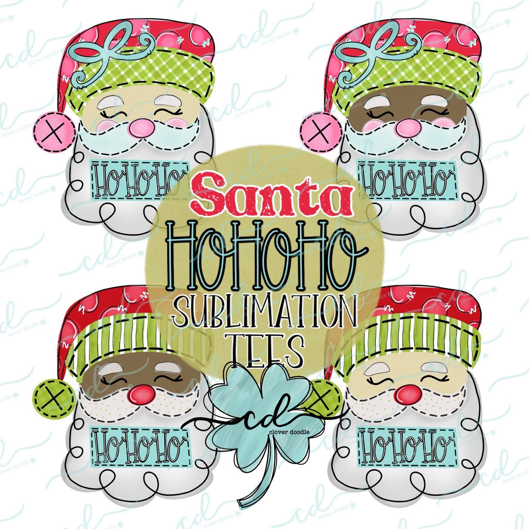 {Santa HoHoHo} SUBLIMATION Tee