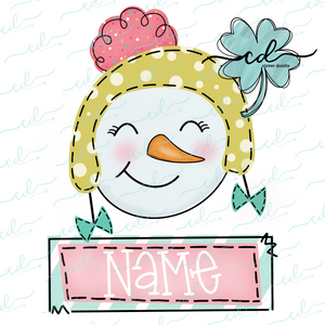 {Snowman + Snowgirl} SUBLIMATION Tees