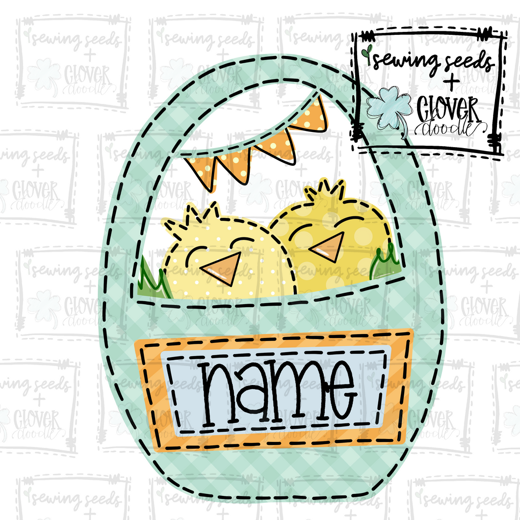 {Chicks In Easter Basket} Boy's SUBLIMATION Tee