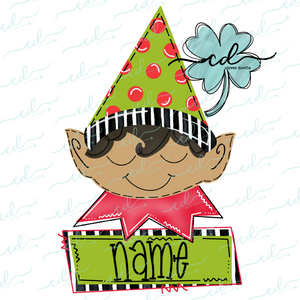 {Festive Boy Elf} SUBLIMATION Tee