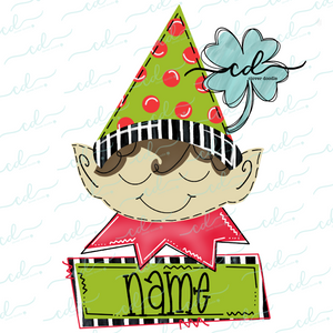 {Festive Boy Elf} SUBLIMATION Tee