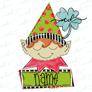 {Festive Boy Elf} SUBLIMATION Tee