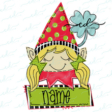 Load image into Gallery viewer, {Festive Girl Elf} SUBLIMATION Tee