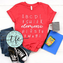 Load image into Gallery viewer, {Teacher Tee- &quot;elemeno&quot;} screen print tee