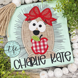 {B2S Hedgehog} applique tee