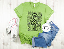 Load image into Gallery viewer, {Senior Typography} tee