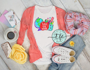 {Teach. Love. Inspire.} screen print tee