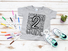 Load image into Gallery viewer, {Grade Typography} screen print tee