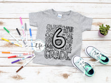 Load image into Gallery viewer, {Grade Typography} screen print tee