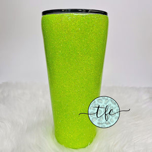 {Single Color Glitter} Tumbler