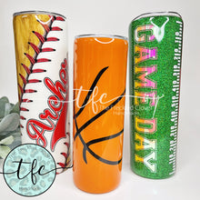 Load image into Gallery viewer, {Basketball} tumbler