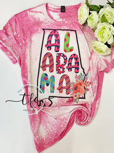{Whimsy Alabama} distressed tee