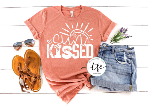 {Sun Kissed} screen print tee