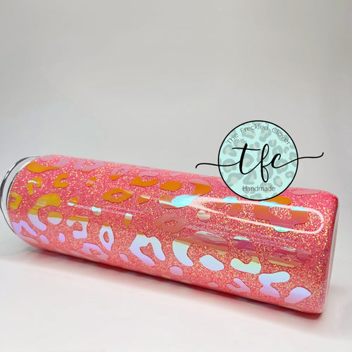 {Sunrise Tone-on-Tone Leopard} Tumbler