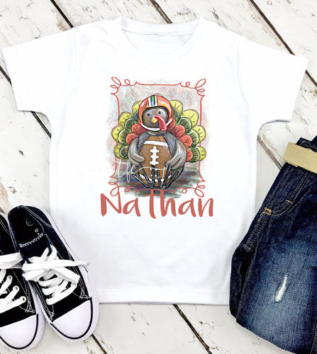 {Football Turkey} sublimation tee