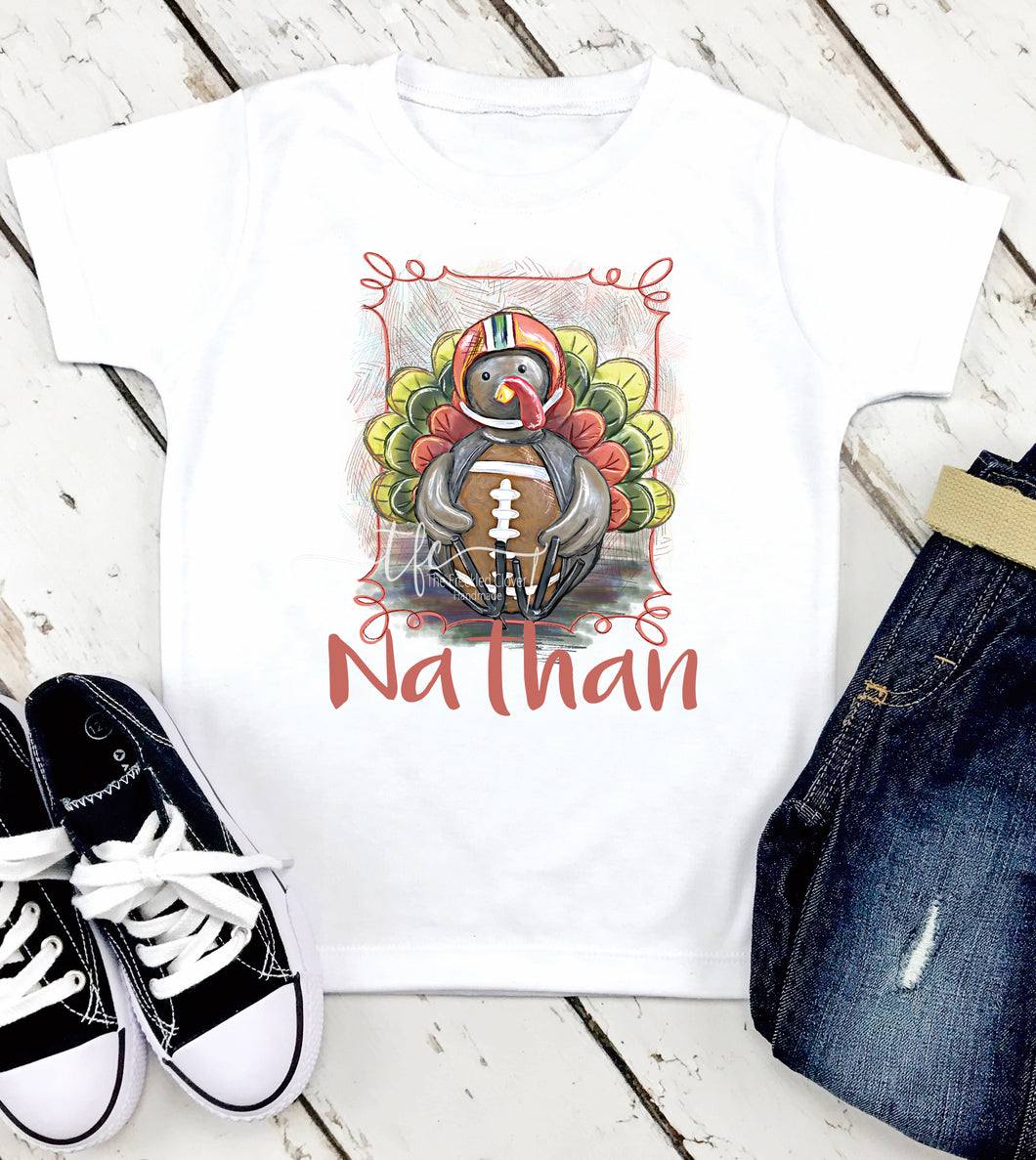 {Football Turkey} sublimation tee
