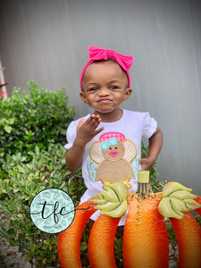 {Tina Turkey} applique tee