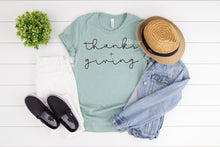 Load image into Gallery viewer, {Thanks + Giving} screen print tee