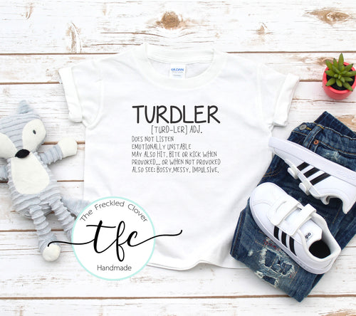 {Turdler} screen print tee
