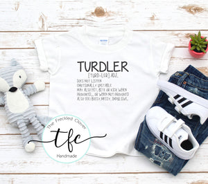 {Turdler} screen print tee