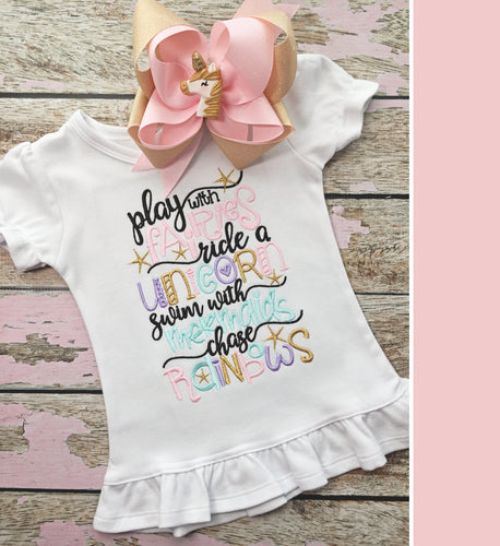 {Be Magical, Girl} Embroidery