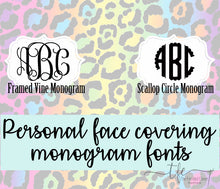 Load image into Gallery viewer, {Personal Face Coverings} *several color options