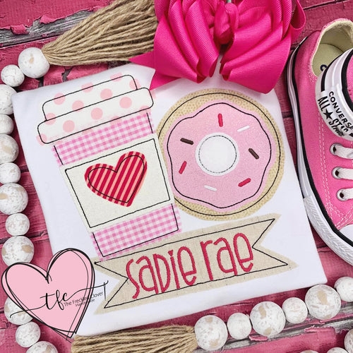 {Latte + Donut} Applique Design