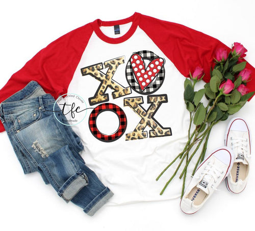 {VDAY XOXO} Adult Screen Print Tee