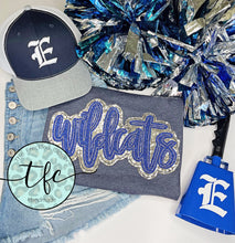 Load image into Gallery viewer, {WILDCATS} Handlettered Doublestacked Glitter Applique Tee