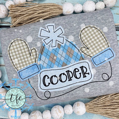 {Hat + Mittens} applique design