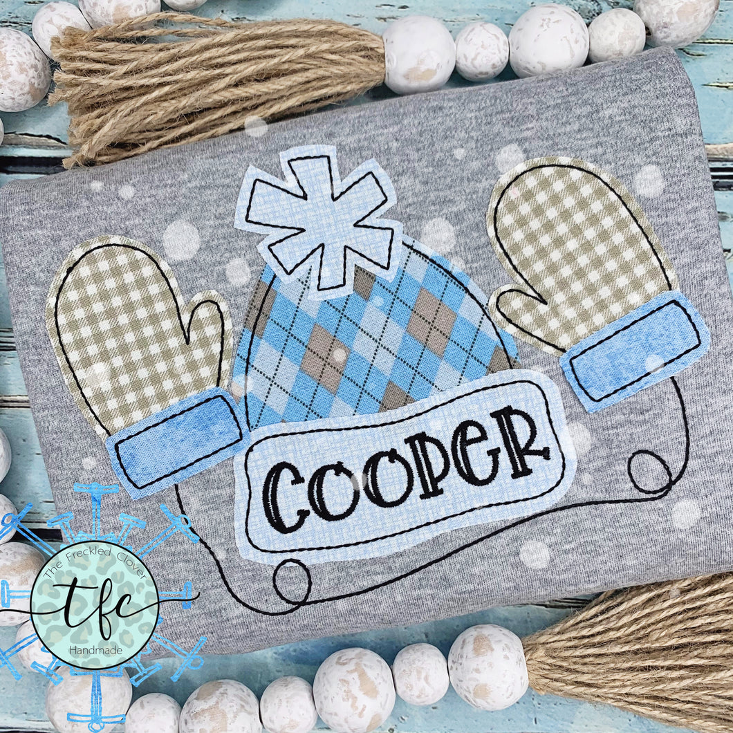 {Hat + Mittens} applique design
