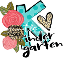 Load image into Gallery viewer, {Floral+Polka Dot} grade level tee