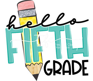 {Hello Pencil} grade level tee