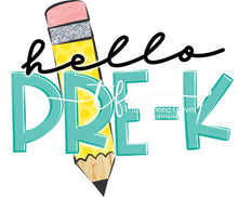 Load image into Gallery viewer, {Hello Pencil} grade level tee