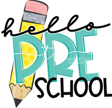 Load image into Gallery viewer, {Hello Pencil} grade level tee