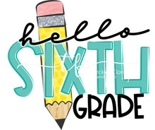 Load image into Gallery viewer, {Hello Pencil} grade level tee
